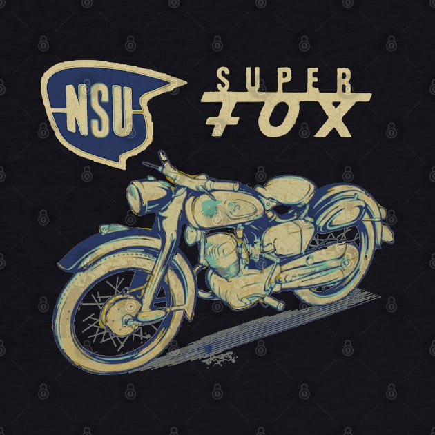 NSU superfox Motorcycles by Midcenturydave